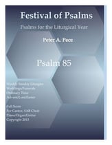 Psalm 85: Grant Us Salvation Three-Part Mixed choral sheet music cover